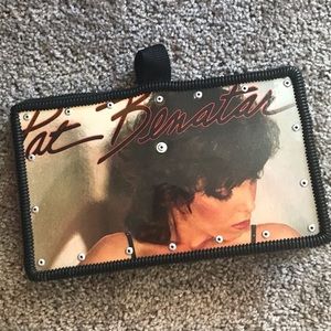 Pat Benatar Crimes of Passion vinyl album clutch purse